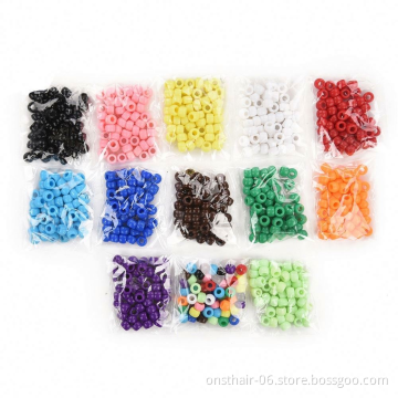 Mixed Acrylic Beads Round  Loose Spacer Beads For Jewelry Making Handmade Diy Bracelet Necklace  Scrapbook Decoration Crafts